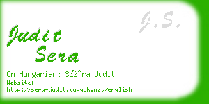 judit sera business card